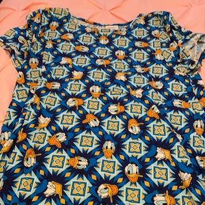 Donald Duck Lularoe Carly Swing Dress!